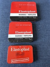 Vintage Elastoplast Tins x3