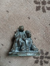 Heredities Bronzed Pair Of Spaniels