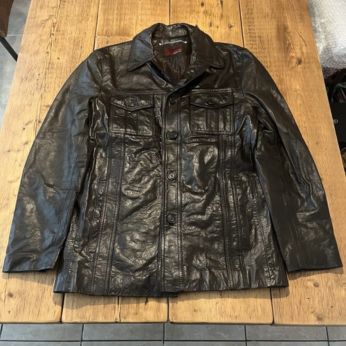 Zara mens brown genuine - zara,