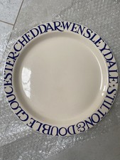 Emma Bridgewater Starry Toast Blue Rare 13” Cheese Plate