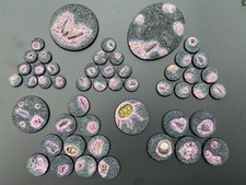 Custom Tyranid Bases - Painted and Unpainted - Warhammer 40,000 / 40k Leviathan