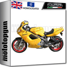 GPR HIGH 2 EXHAUST CAT FURORE BLACK DUCATI ST4 - ST4 S 1999 99 2000 00 2001 01