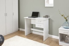 Panama 2 Drawer Desk White Oak