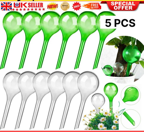 Plant self watering bulb - watering, clear