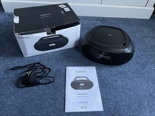 Roberts Zoombox 4 DAB/DAB+/FM/USB Radio with CD Player, Black Working