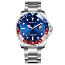 Mens Diver Wristwatch Stainless Steel Waterproof Luxury Sport Watch Boxed New