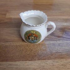 ARCADIAN CHINA CRESTED 2" JUG