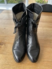 Women’s vintage RUSSELL & BROMLEY black slouch booties, EU40.5/UK7.5