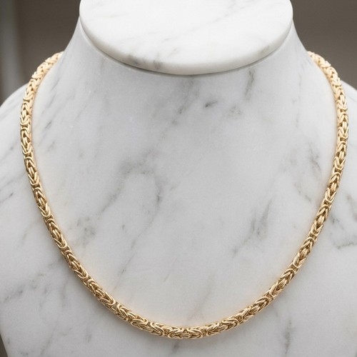 14k gold byzantine - byzantine, chain