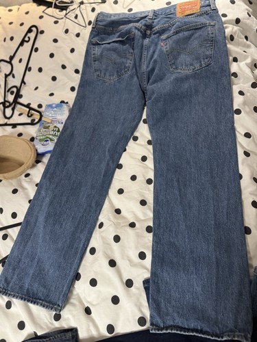 Levi 501 men blue - blue, straight