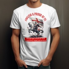 Saint George's Day T Shirt St. George Proud To English Reform Party Celebration