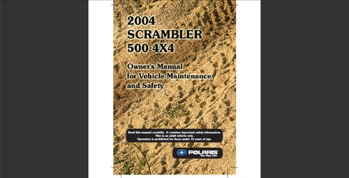 2004 polaris scrambler - polaris, 500