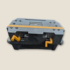 ZAG Tuff Mate Portable Toolbox with Handle & Yellow Clamps – Heavy Duty Storage 