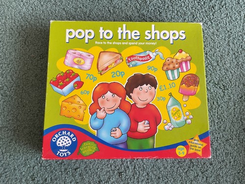 Pop the shops board - to, game