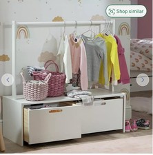 Habitat Kids Rico Rail with Storage Unit - Grey