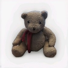 Debenhams Teddy Bear with Red Scarf - Discontinued Soft Toy