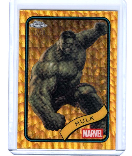 2025 topps chrome marvel hulk - topps,
