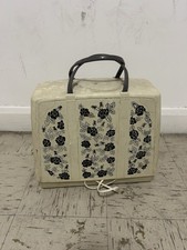 Jones 681B Vintage Sewing Machine with Foot Pedal & Case.