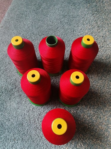 Red nylon sewing - nylon,