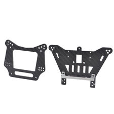 Carbon Front & Rear Shock Tower Mounts for Traxxas Slash 2WD Rustler VXL, Bandit