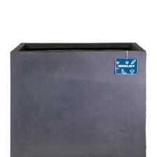 Trough Garden Planters IDEALIST Concrete Raised Outdoor Plant Pots with Drainage