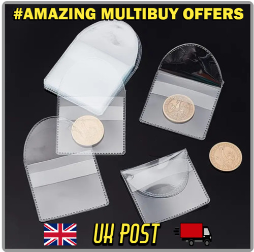 Single pocket coin sleeves - single,