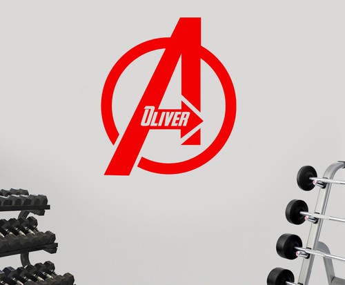 Personalised avengers wall - personalised, "a"