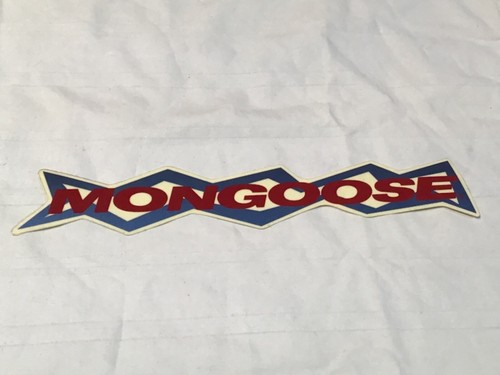 Vintage mongoose sticker old - vintage,