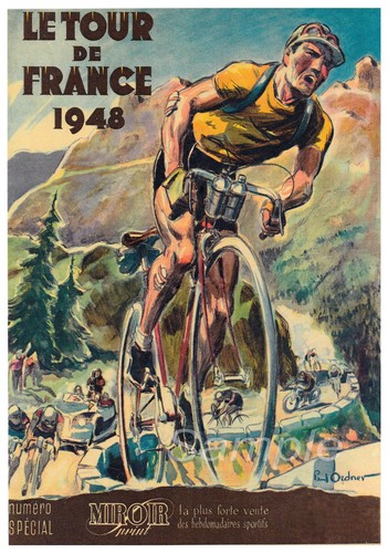 Vintage 1948 tour france - france, a3