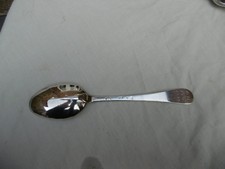 1717 lovely Georgian rat tail tablespoon period owners initials dated 1725 46g