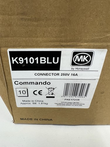 K9101blu 16a connector 230v - k9101blu,