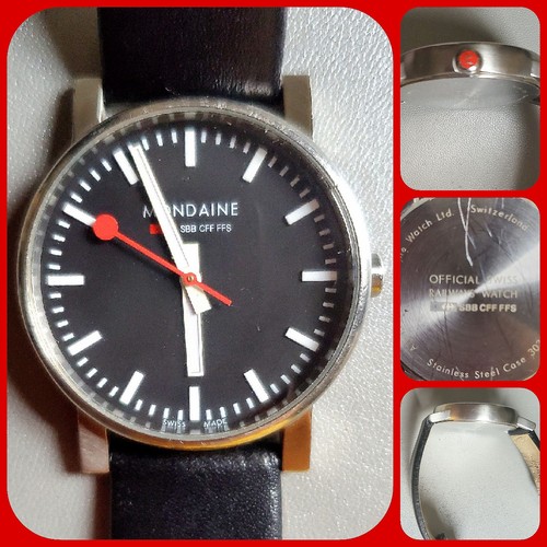 Mondaine swiss railway - mondaine, black