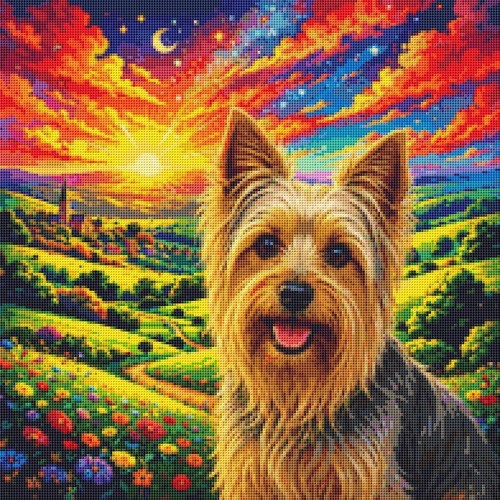 Australian silky terrier puppy - australian,