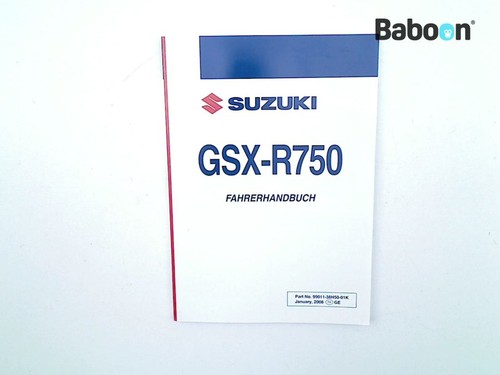 Owners manual suzuki gsx 750 - suzuki,