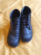Black Kickers in Boots Size UK9 School Shoes