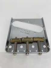 Fender American Vintage Telecaster® Bridge Assembly Chrome 3 Saddles (brass)