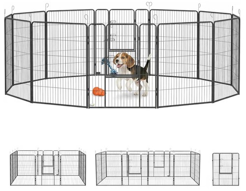 Pawhut dog pen panels - pen,