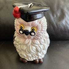 Graduation Owl Ceramic Money