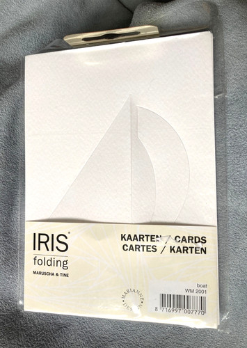 Iris folding die cut cards - folding,