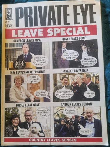 Private eye magazine - private, leave