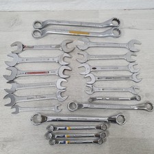 19x Gordon Tools Ring Spanners Double Open End Spanners Metric Whitworth Lot -B7