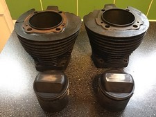 Harley Davidson Ironhead 1000 Sportster 1979 Pair Barrels & Pistons Rings +30
