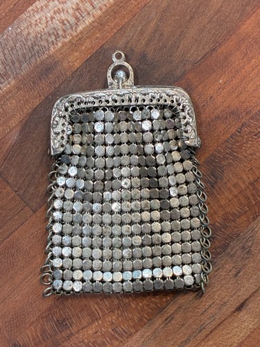 Antique chatelaine silver tone - chatelaine,