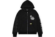 Trapstar Cough Syrup Hoodie Patchwork Black Size Small - Authentic, Rare Soldout