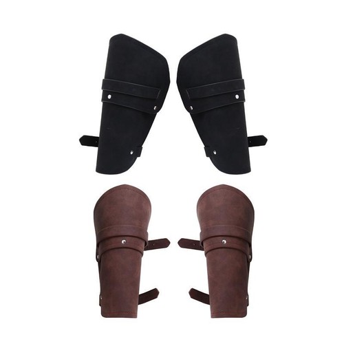 Pair adults faux leather arm - pair,