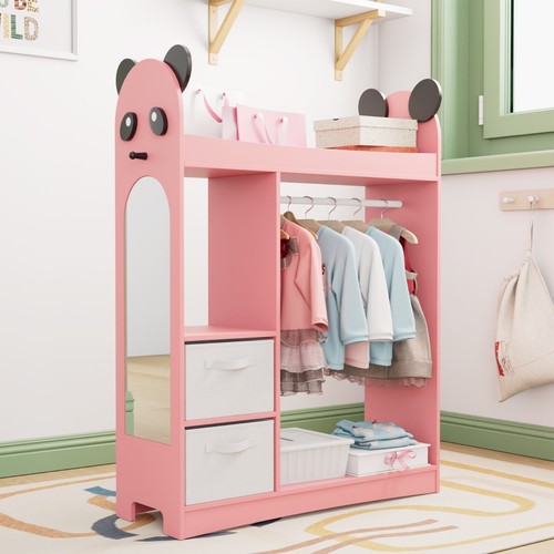 Kid dress storage mirror - up,