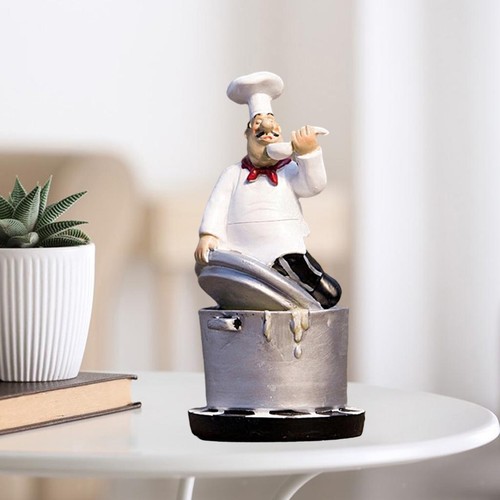 Delicate chef figurine - delicate,