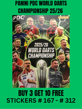 Panini pdc world - panini, darts