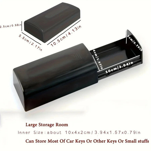 Magnetic car key safe - key,