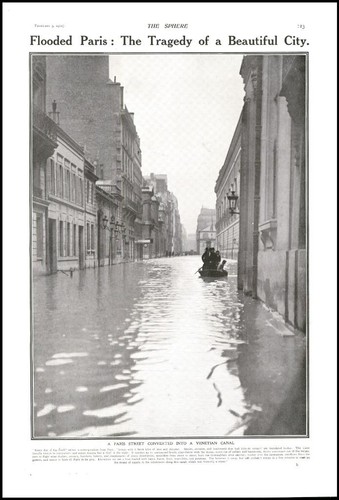 1910 france paris floods - 1910,